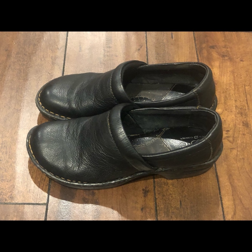 Peggy 8.5 B•O•C Black tumbled leather